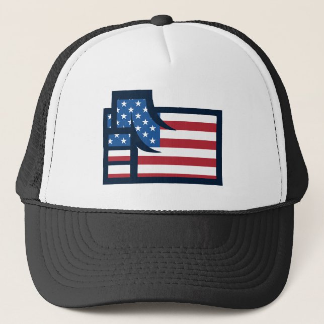 Boné Patriótico Americano (Frente)