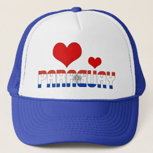 Boné Patriótico Bandeira Adorável do Paraguai