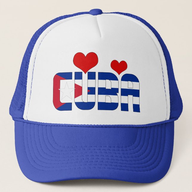 Boné Patriótico Bandeira de Cuba (Frente)