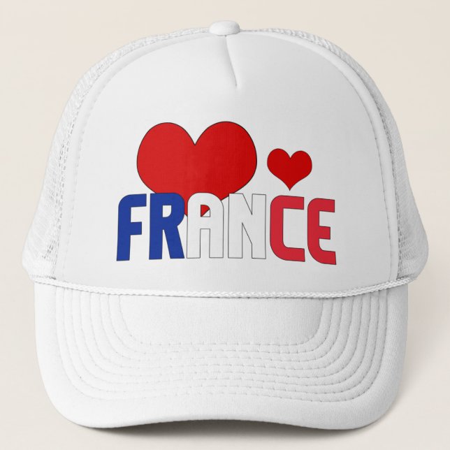 Boné Patriótico Sinalizador Adorável da França (Frente)