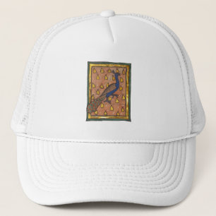 Boné Pavão do Bestiário Medieval c. 1270