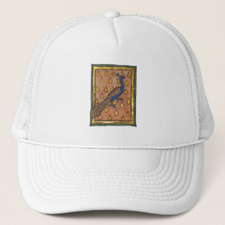 Boné Pavão do Bestiário Medieval c. 1270
