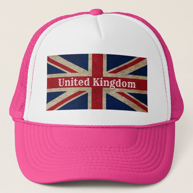 Boné Pavilhão britânico em apuros (Frente)