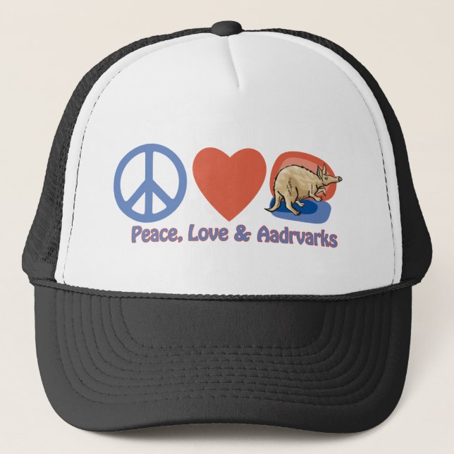 Boné Paz, Amor e Aardvarks (Frente)