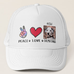Boné Paz e amor - Dalmatianos