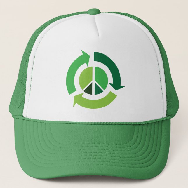 Boné PEACE AND GREEN LIVRE Hat (Frente)