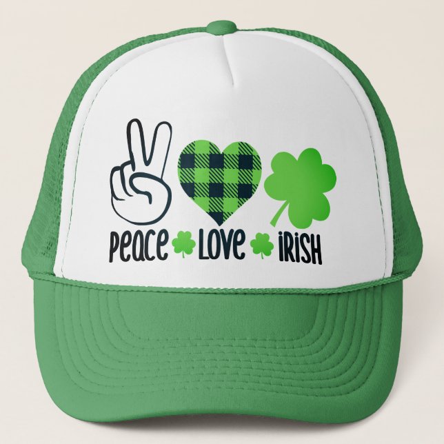 Boné Peace Love Irish-60682 (Frente)