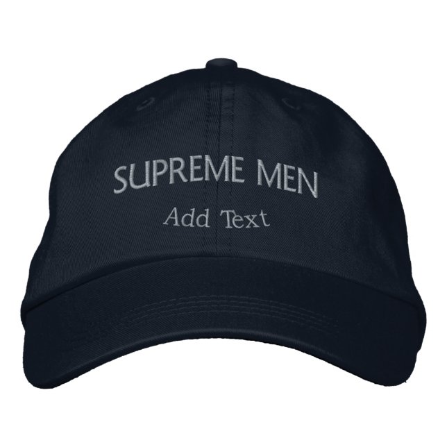 Boné Peça Superior Premium Masculina Azul-Marinho Forma (Frente)