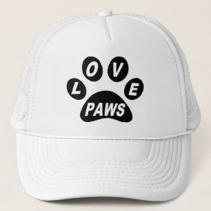 Boné Peças de amor de chapéu de preto