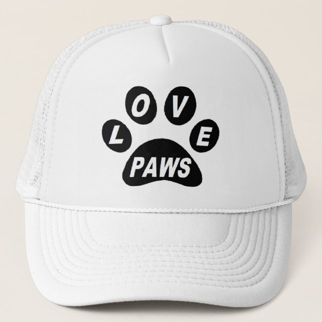 Boné Peças de amor de chapéu de preto (Frente)