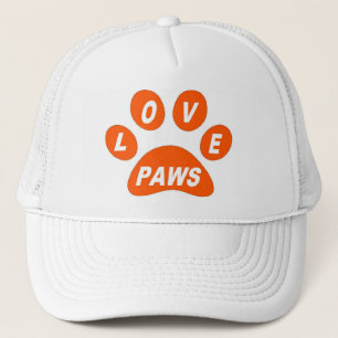 Boné Peças de amor de chapéu laranja