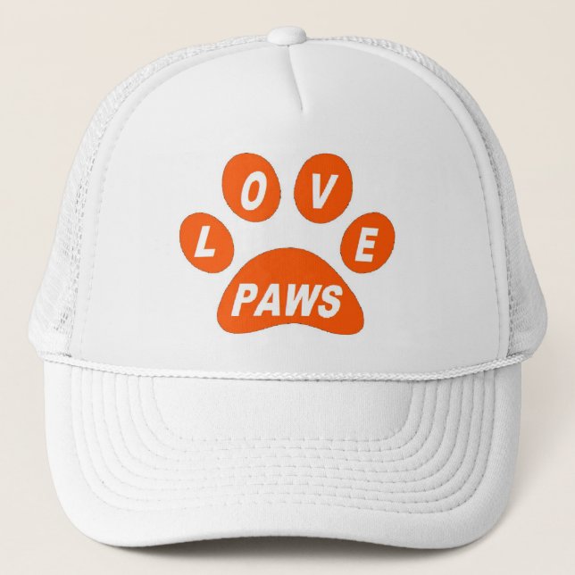 Boné Peças de amor de chapéu laranja (Frente)