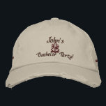 Boné Pedra I do Despedida de Solteiro<br><div class="desc">Um na moda e um Chapéu bordado personalizado para cada Bachelorette Bash!</div>