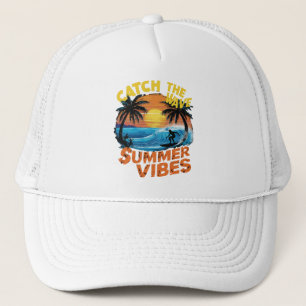Boné pegar As Ondas Vibrações de Verão