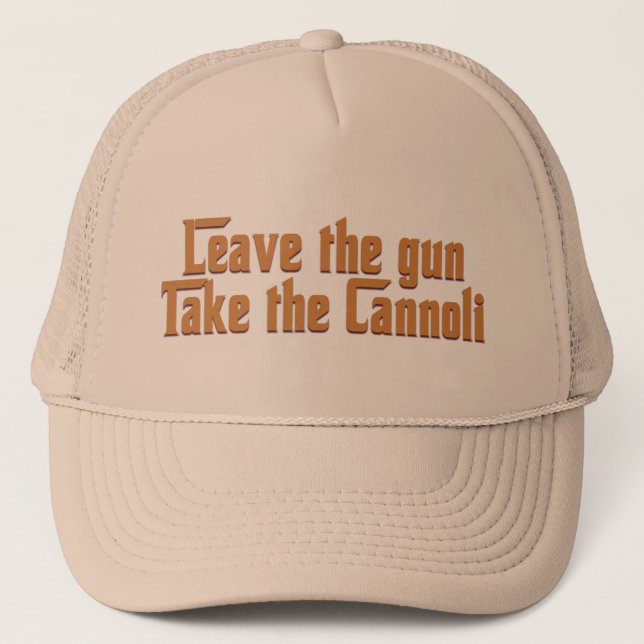 Boné Pegue o Cannoli (Frente)