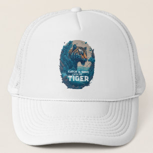 Boné Pegue uma onda com o Tigre - Chapéu do caminhoneir