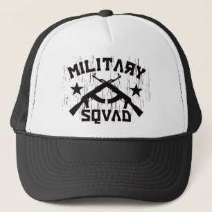 Boné Pelotão militar AK47 - preto