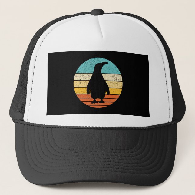 Boné Penguin Retro Vintage Sunset (Frente)