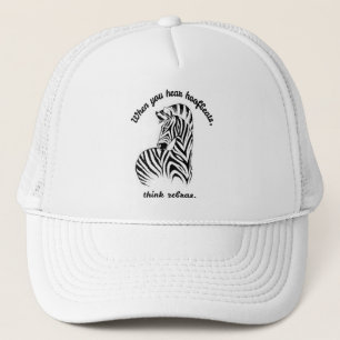 Boné Pense em Zebras