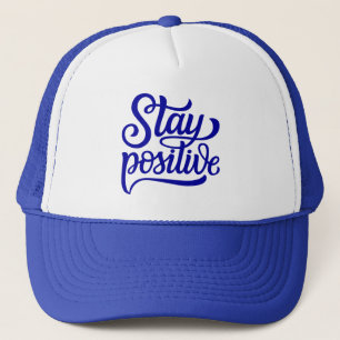 Boné Permaneça Positivo Azul
