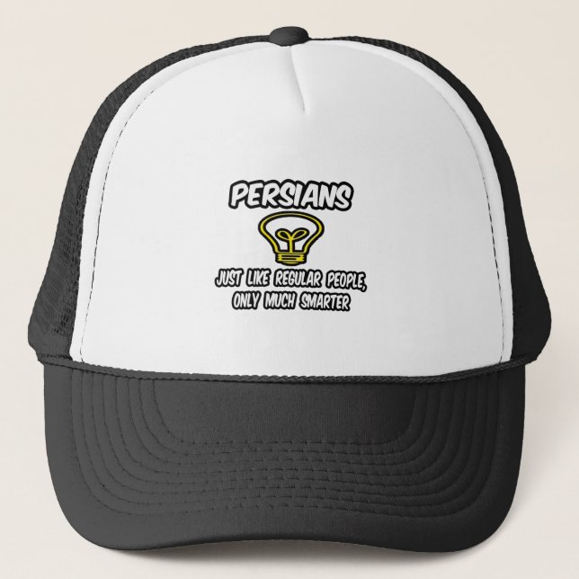 Boné Persianos... Pessoas Regulares, Apenas Mais Inteli (Frente)