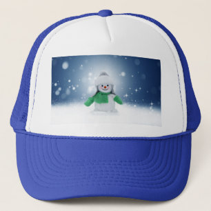 Boné Personagem adorável de boneco de neve de Natal do 
