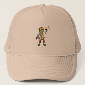 Boné personagem de desenho animado de diretor zombie as