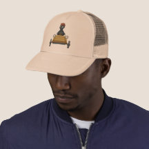 Personagem de Desenho Animado Fofo Dirigindo Carro