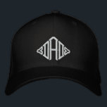 Boné Personalização da Tipografia Moderna Simples do pa<br><div class="desc">Pai Simples Tipografia Moderna Personalizada Boné Bordered Baseball apresenta o simples texto bordado "Pai". Perfeito como presente para pai para Dia de os pais,  Natal,  aniversário e muito mais. Criado pelo Evco Studio www.zazzle.com/store/evcostudio</div>