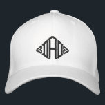 Boné Personalização da Tipografia Moderna Simples do pa<br><div class="desc">Pai Simples Tipografia Moderna Personalizada Boné Bordered Baseball apresenta o simples texto bordado "Pai". Perfeito como presente para pai para Dia de os pais,  Natal,  aniversário e muito mais. Criado pelo Evco Studio www.zazzle.com/store/evcostudio</div>