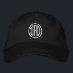 Boné Personalização da Tipografia Moderna Simples do pa<br><div class="desc">Pai Simples Tipografia Moderna Personalizada Boné Bordered Baseball apresenta o simples texto bordado "Pai". Perfeito como presente para pai para Dia de os pais,  Natal,  aniversário e muito mais. Criado pelo Evco Studio www.zazzle.com/store/evcostudio</div>