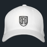 Boné Personalização da Tipografia Moderna Simples do pa<br><div class="desc">Pai Simples Tipografia Moderna Personalizada Boné Bordered Baseball apresenta o simples texto bordado "Pai". Perfeito como presente para pai para Dia de os pais,  Natal,  aniversário e muito mais. Criado pelo Evco Studio www.zazzle.com/store/evcostudio</div>
