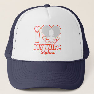 Boné Personalizado Amo Minha Esposa - Adicionar Nome e 