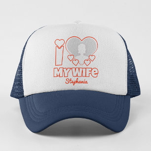 Boné Personalizado Amo Minha Esposa - Adicionar Nome e