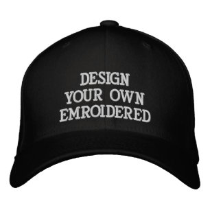 Boné personalizado de beisebol preto personalizad