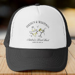 Boné Personalizado de Bridal de Praia do Favor da Festa<br><div class="desc">Bikini e Martini! Nada mais chique do que o tema da solteira do clube de tendências! Maravilhoso Festa Bach Favor de todas as suas damas de honra e madrinha de casamento!</div>