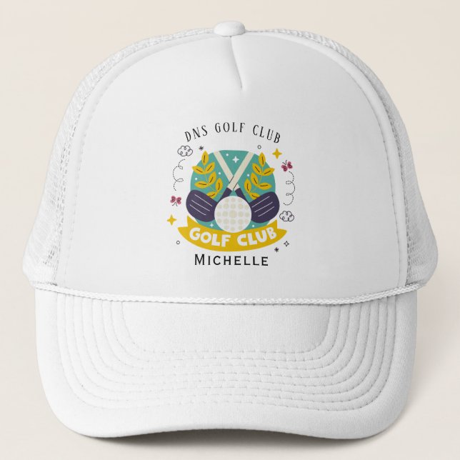 Boné Personalizado de Golfe Classic Trucker (Frente)