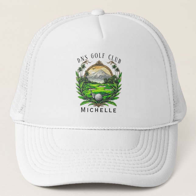Boné Personalizado de Golfe Classic Trucker (Frente)
