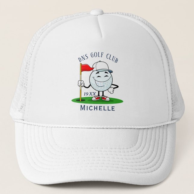 Boné Personalizado de Golfe Classic Trucker (Frente)