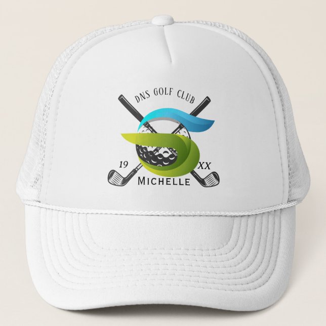 Boné Personalizado de Golfe Classic Trucker (Frente)
