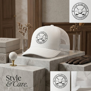Boné Personalizado de Golfe com Logotipo do Clube