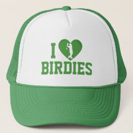Boné Personalizado 'I Love Birdie' - Chapéu de Pai de G