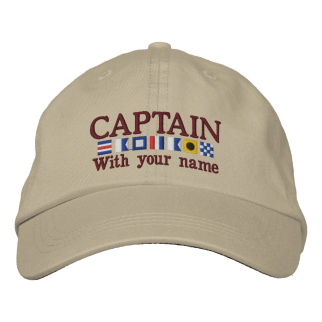 Boné Personalizado Personalizado Seu Sinalizador Náutic (Frente)