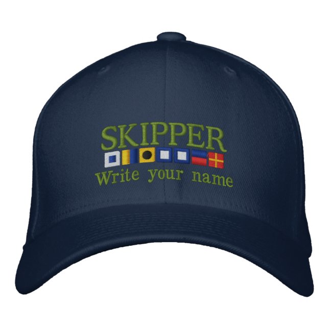 Boné Personalizado Personalizado Seus Sinalizadores Náu (Frente)