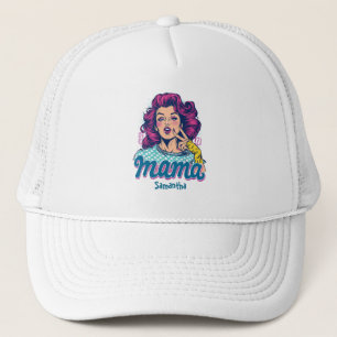 Boné Personalizado Retro Mama Pop Art (11)