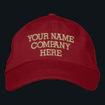 Boné Personalizado Seu Nome De Texto Que Integrou O Bon<br><div class="desc">Bonés De Promocionais Integrados Fácil - Adicionar Seu Texto - Nome - Empresa / Número / Carta / Slogan - Linha de Tagle / ou Site, Telefone, E-mail, Manipulador de Mídia Social, Endereço, Logotipo - Foto / mais - Escolha Sua Cor / Tamanho / Fonte - Faça seu promocional exclusivo...</div>
