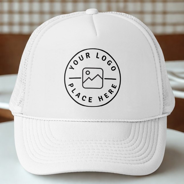 Boné Personalizado simples do logotipo da sua empresa (Trucker hat with custom company business logo)