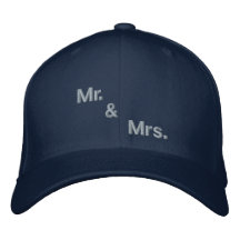 Personalizado Sr e Sra Azul Marinho Flexfit Wool R