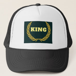 Boné Personalizar imagem de KING e texto Alfa Slab One