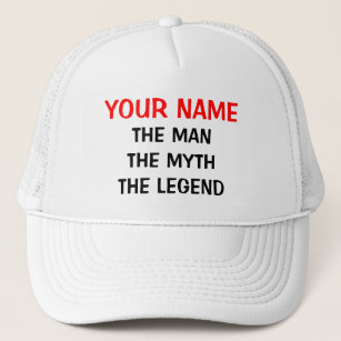 Boné Personalizar o chapéu de lenda do mito do homem